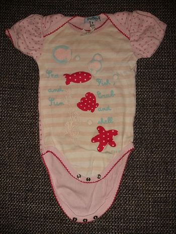 Body manche courte 6 mois