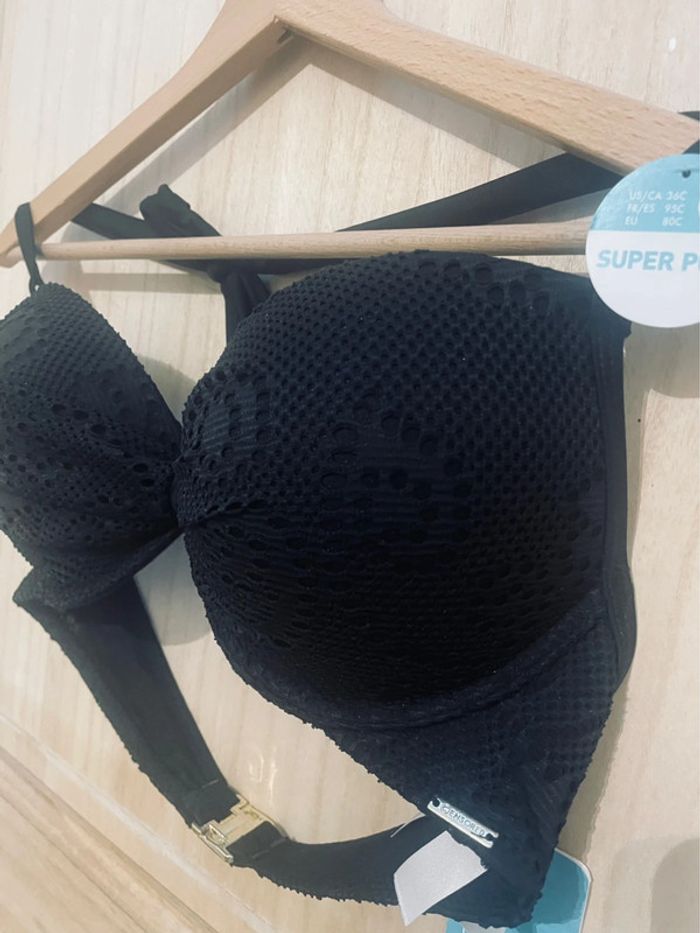 Haut de maillot de bain noir 95C – Super push-up neuf - photo numéro 7