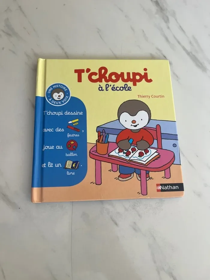 Livre T’choupi à l’école