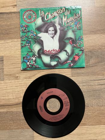 Vinyle 45 tours-Dalida-La chanson du Mundial