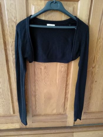 Gilet court manches longues
