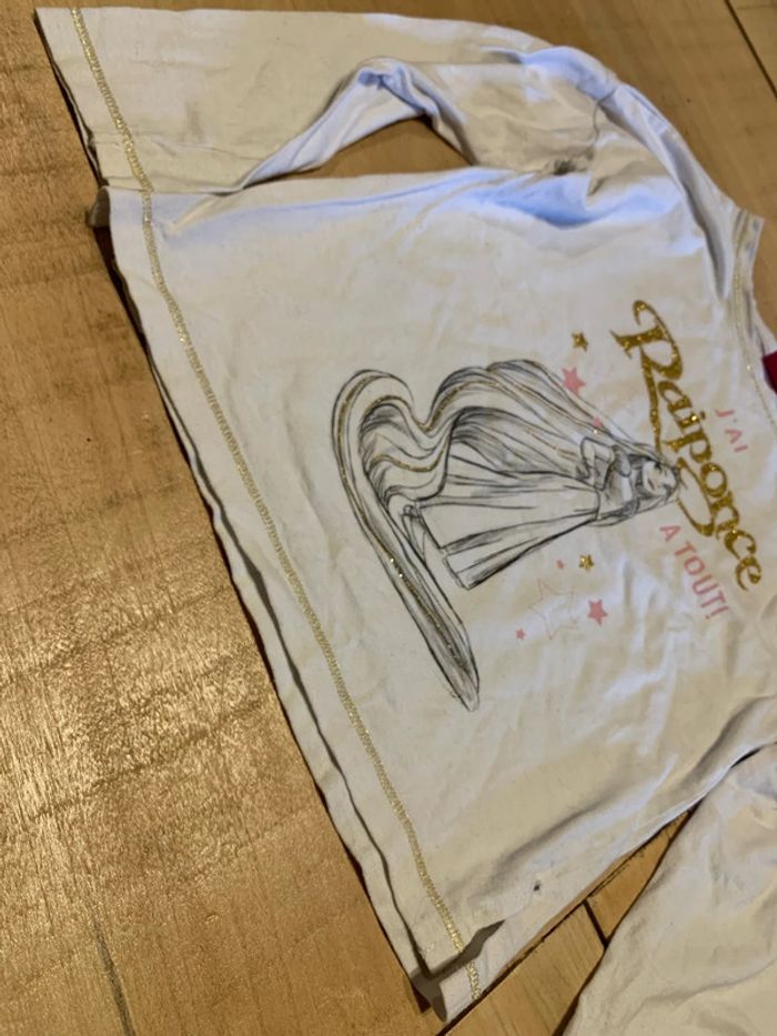 Tee shirt manche longue Disney 4 ans - photo numéro 3