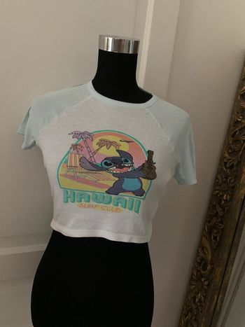 Tee shirt court femme taille 36 stitch disney