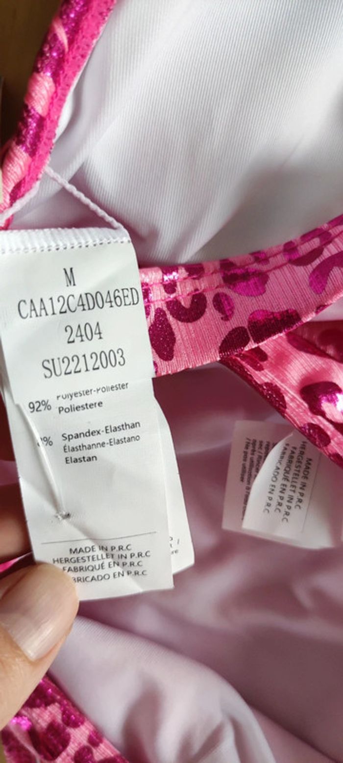 Maillot de bain 2 pièces fuchsia - photo numéro 5