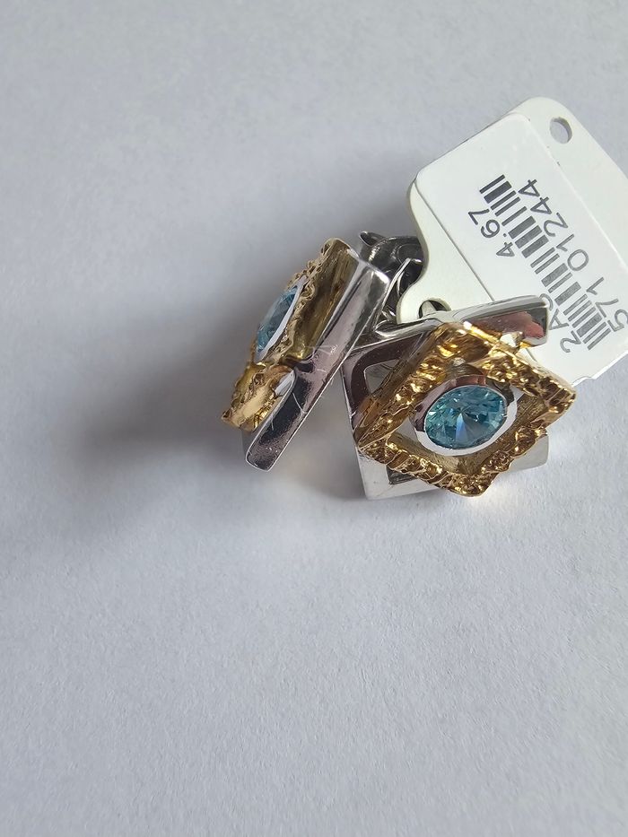 Boucles d'oreilles neuves en AGT 925 mil