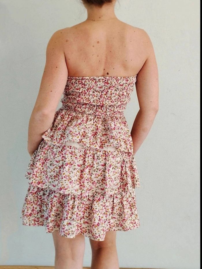 Robe bustier fleurie - Pimkie - Vintage  S = 34 - Très Bon État - photo numéro 5