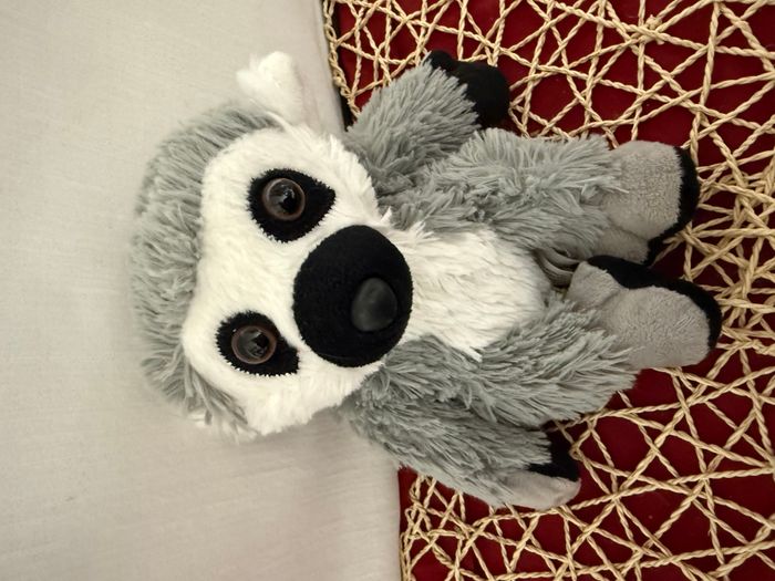 Wild Republic peluche lémurien junior 18 cm gris peluche
