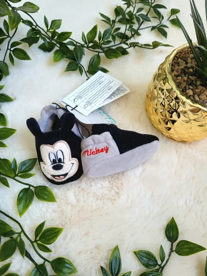 🌼 Chausson Mickey 0/3mois, Disney 🌼