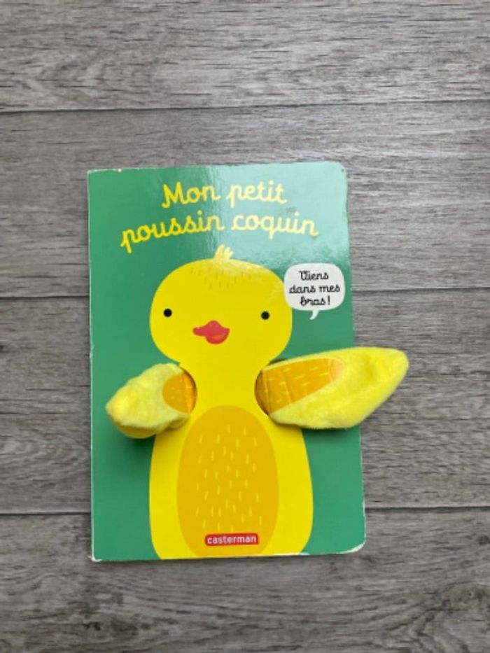 Livre marionnette : mon petit poussin coquin