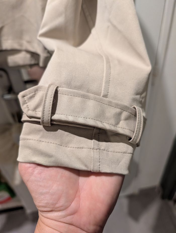 Trench court tendance beige taille M - photo numéro 5