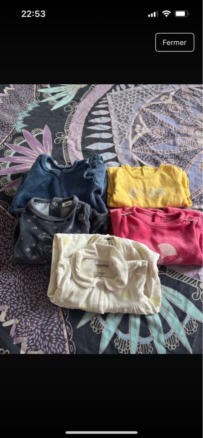 Lots vêtements. 1 mois fille - photo numéro 6