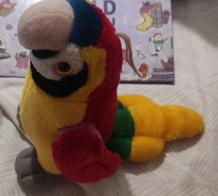 Peluche perroquet - photo numéro 2