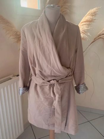 Trench léger court, beige, h&m