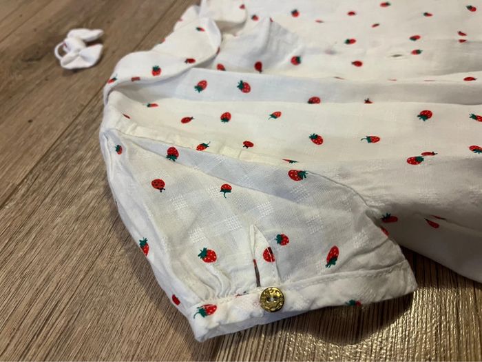 6 ans - sergent major chemisier fraise + vêtements poupée - photo numéro 6