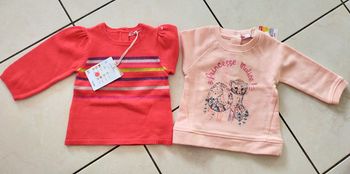 Lot de 2 pulls taille 6 mois