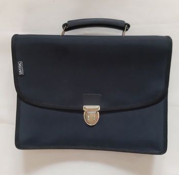 petit cartable / serviette - Savebag - noir