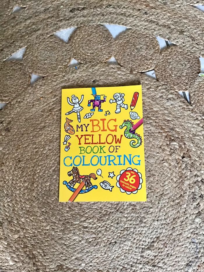 Livre 36 coloriages My big yellow
