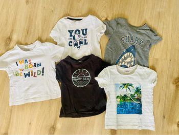 Lot de 5 t shirt