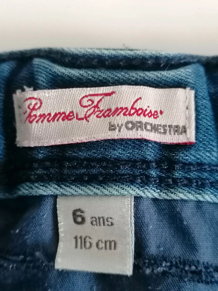 Short 6ans 116cm Pomme Framboise - photo numéro 5