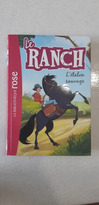 Livre Le ranch bibliothèque rose L'étalon sauvage tome 1