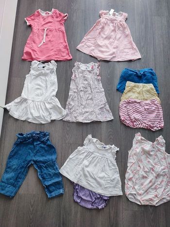 Lot vêtements fille petit bateau 18 mois