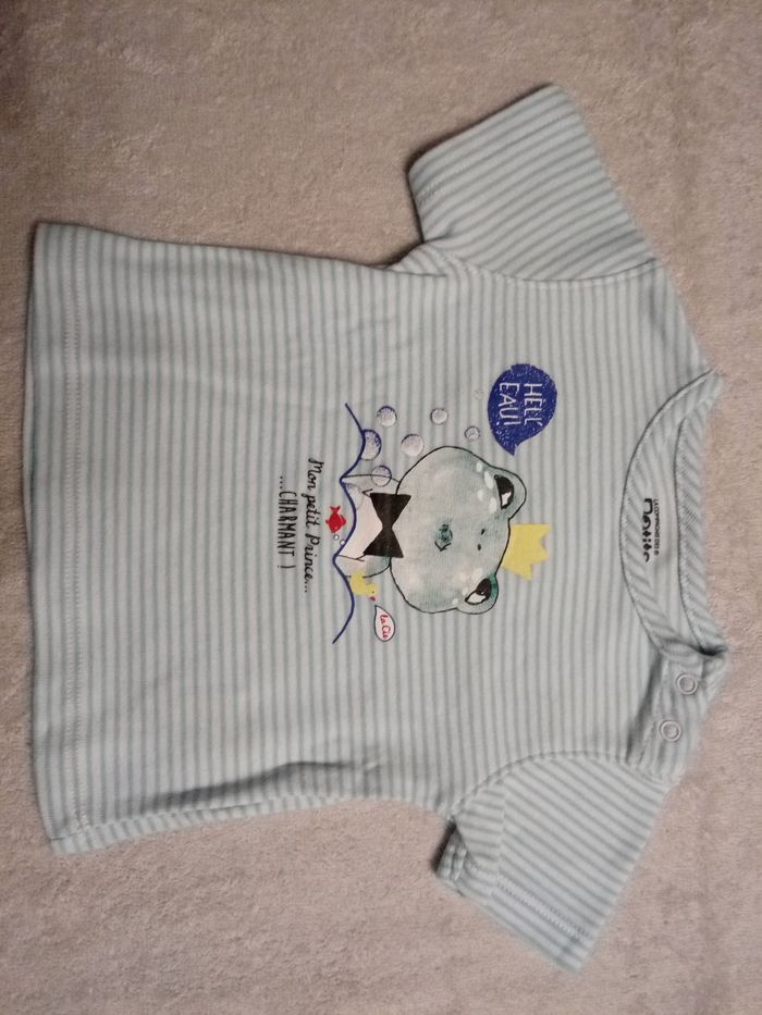 Tee-shirt La Compagnie des Petits 3 mois (réf perso C46)(familleac72)