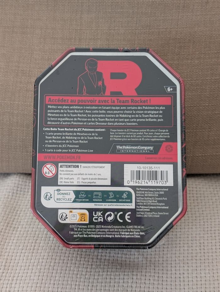 Pokébox Mewtwo Team Rocket EV10 Fr scellée - photo numéro 2