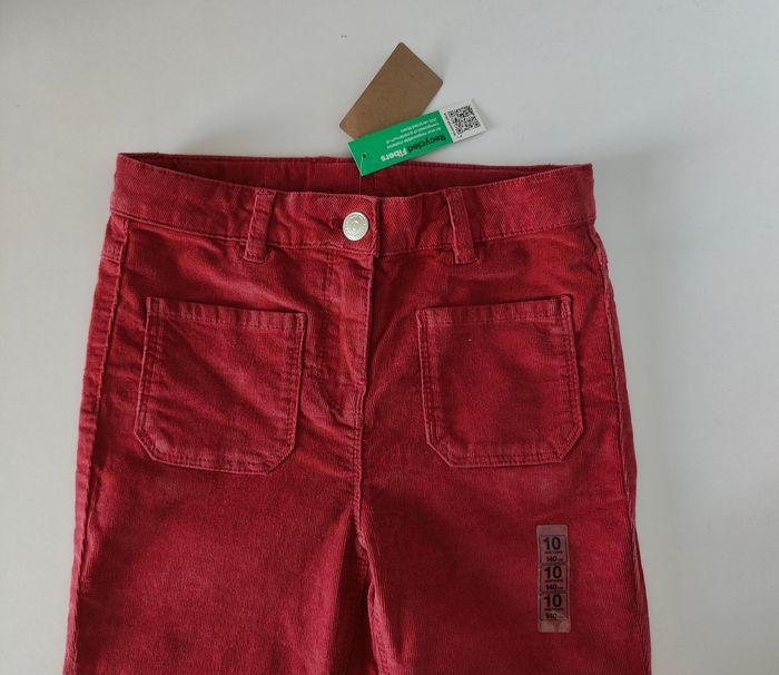 Pantalon framboise velours