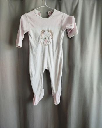 Pyjama fille grenouillère lapin