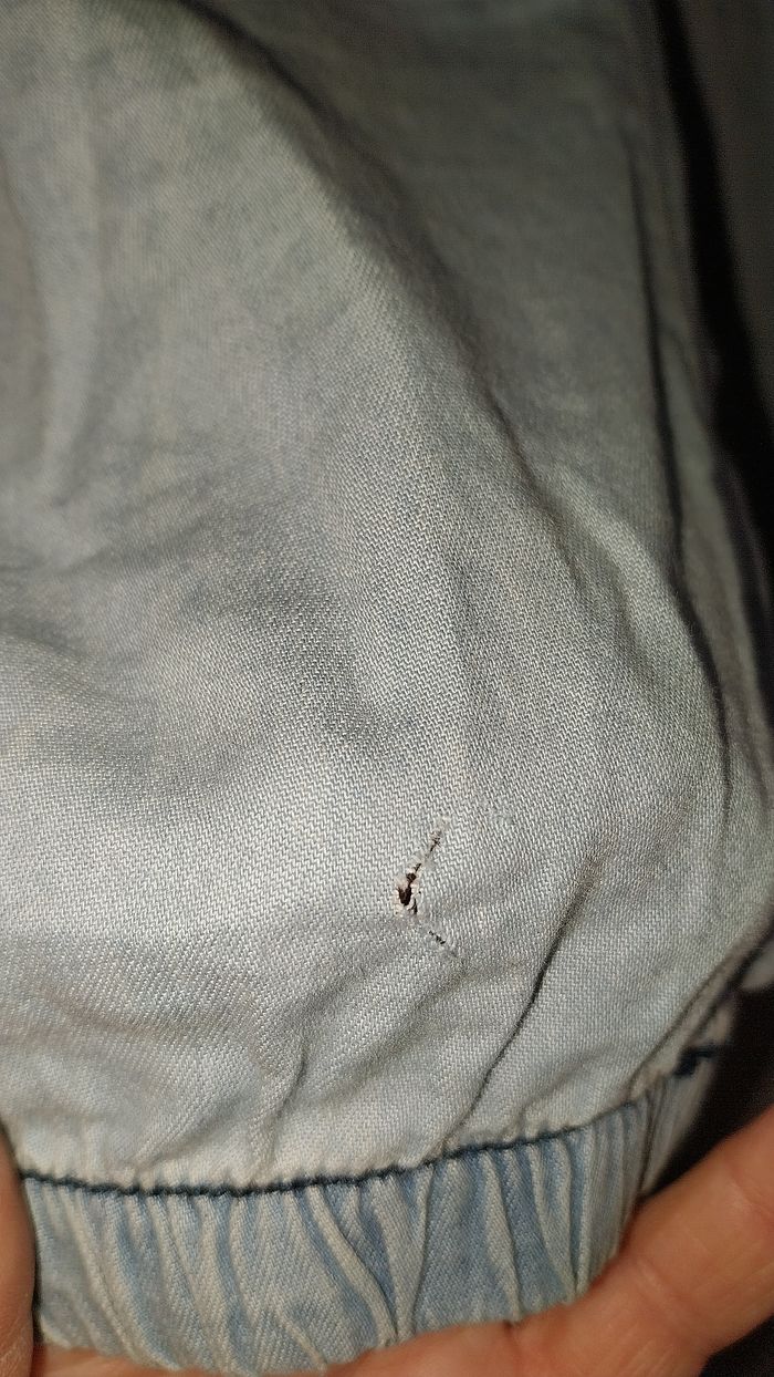Pantacourt denim fille 6 ans Très bon état - photo numéro 8