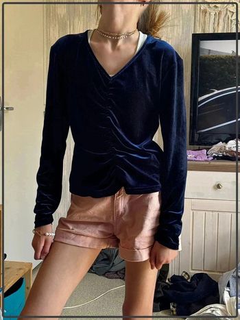 Top doux style velours taille 38/40 marque Jefferson