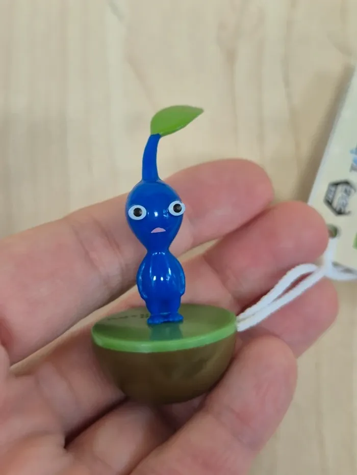 Mini figurine Pikmin Taito Culbuto : bleu - photo numéro 2