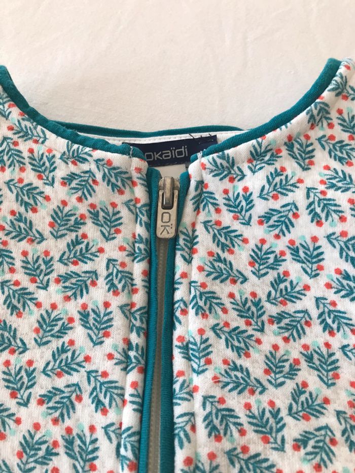 Veste maille quiltée imprimé feuillage fille - photo numéro 2