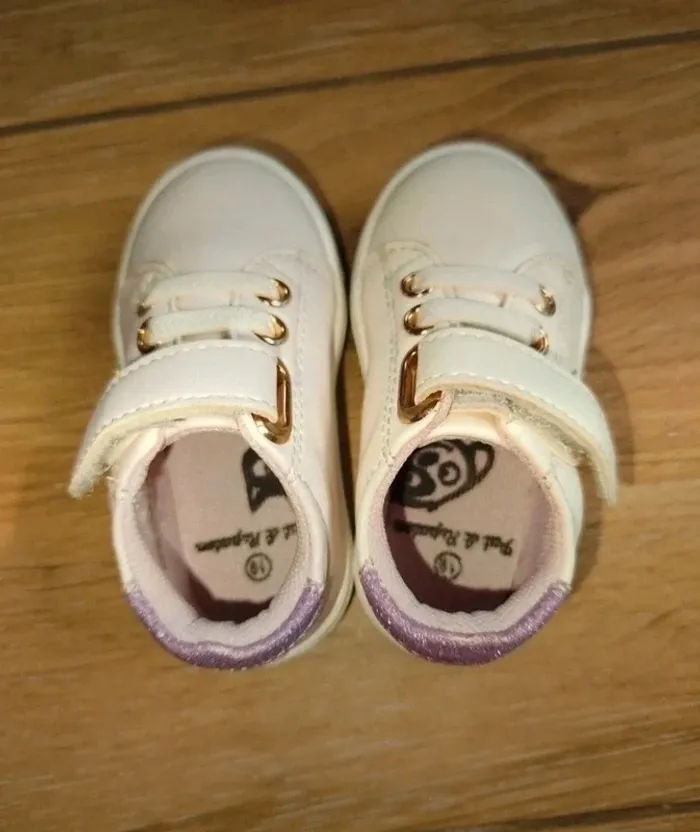 Baskets Pat & Ripaton bébé fille neuves - Taille 19 - photo numéro 3