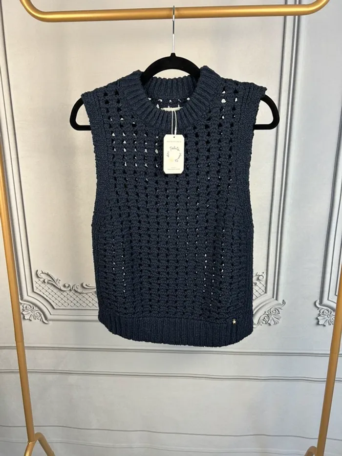 Pull maille sans manches Des Petits Hauts T.1/S Neuf