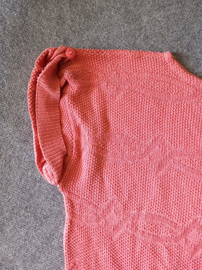 Tunique saumon T40 coton acrylique - photo numéro 3