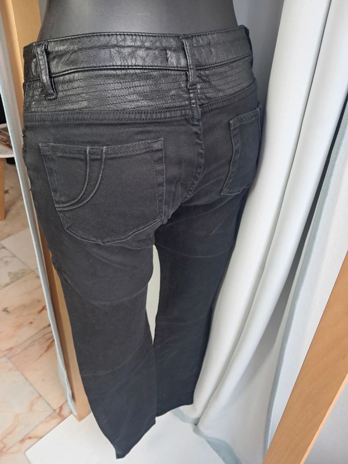 Maje jean noir T.38 en tbe - photo numéro 10