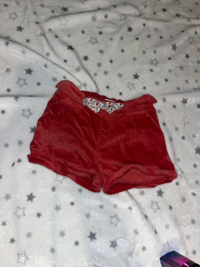 Short velours okaidi