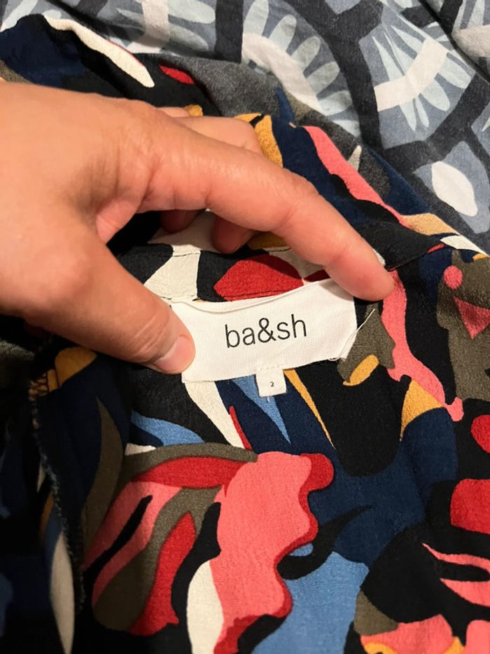 Chemise Celline  Imprimée Colorée Ba&sh Taille 38 - photo numéro 8