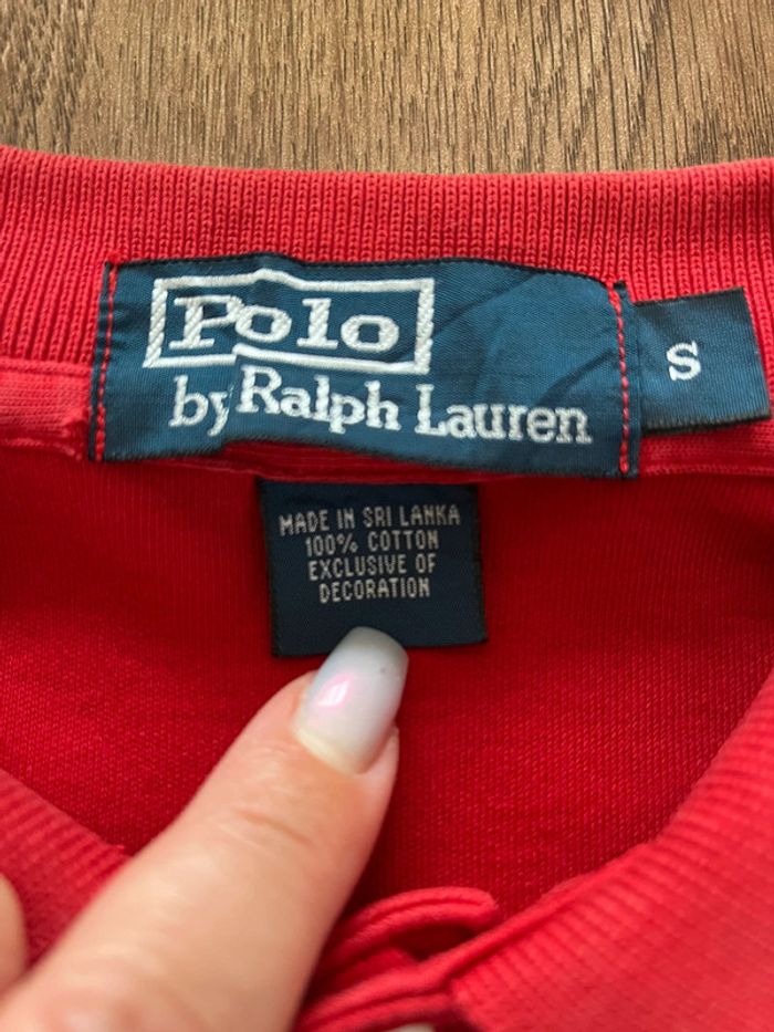 Polo/T.shirt/Chemise rouge Polo Ralph Lauren pour homme, taille S - photo numéro 4