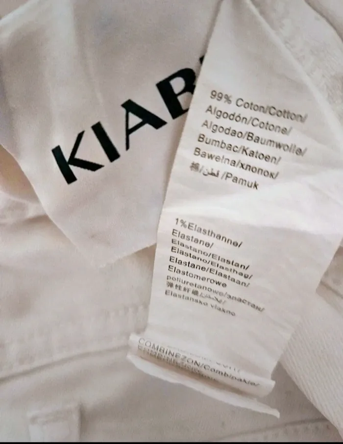 Combi short blanc Kiabi Taille 42 Neuf - photo numéro 6