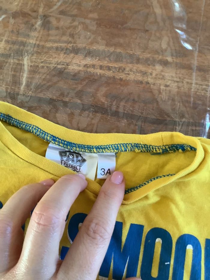 T-shirt pat patrouille 3 ans - photo numéro 2