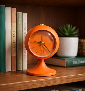 Petite horloge - réveil retro en métal 