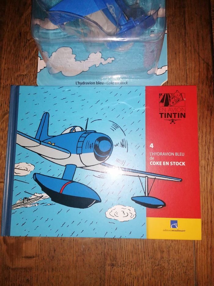 Tintin Avion N4 L Hydravion bleu - photo numéro 3