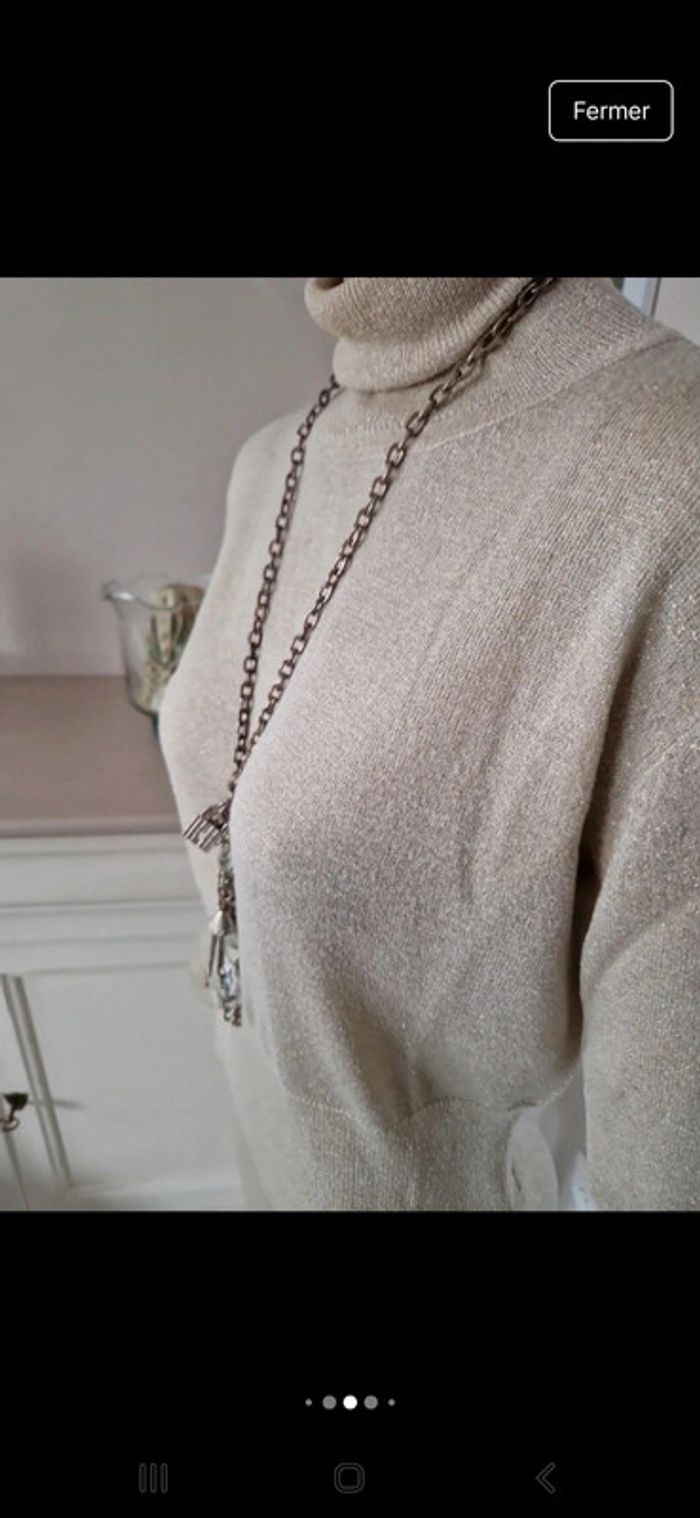 Pull mailles dorés 💫 - photo numéro 9