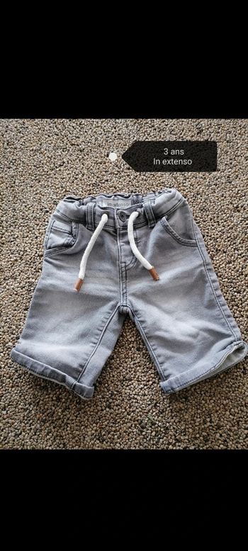 Short jean in extenso 3 ans