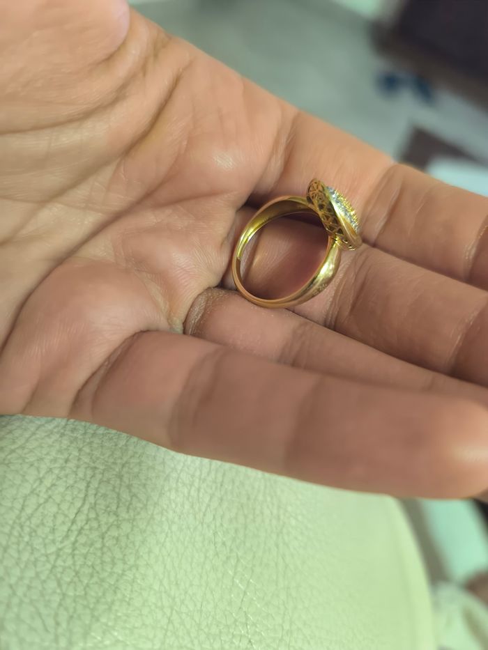 Bague or 18 carat - photo numéro 2