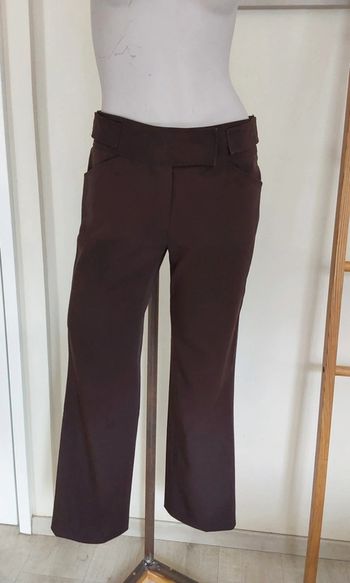 Pantalon marron chic Autre Ton T 36