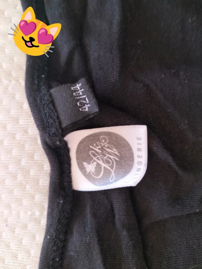 Pyjama court noir 42 - photo numéro 2