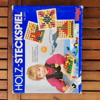 Tableau à fiches en bois HABA – Jeu éducatif Montessori